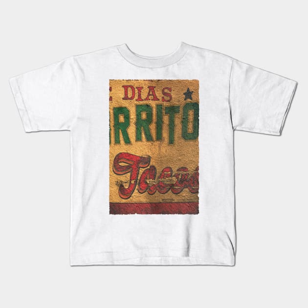 Taco-02 Kids T-Shirt by JohnT